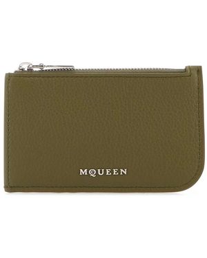McQueen Wallets & Cardholders - Green