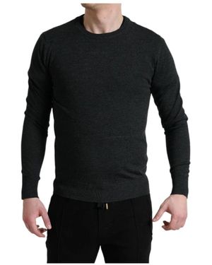 Dolce & Gabbana Round-Neck Knitwear - Negro