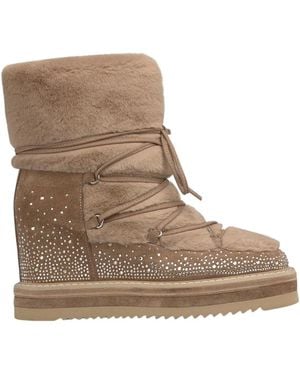 Alma En Pena. Winter Boots - Brown