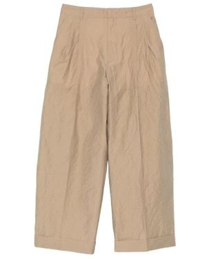 Soeur Wide Trousers - Natural