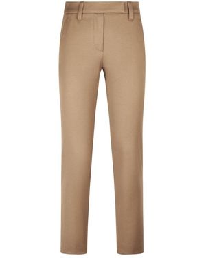 Brunello Cucinelli Slim-Fit Trousers - Natural
