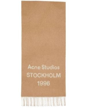 Acne Studios Winter Scarves - Marrone