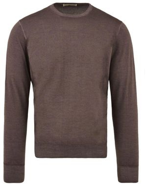 FILIPPO DE LAURENTIIS Round-Neck Knitwear - Marron