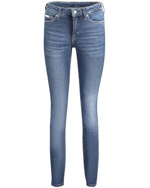 Calvin Klein Blu Cotton Jeans Clothing - Blue