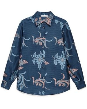 Maliparmi Collection Print Shirt - Blau