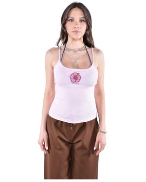 MC2 Saint Barth Sleeveless Tops - Pink
