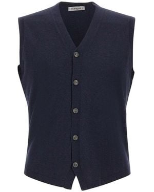 Kangra Sleeveless Jumpers - Blue