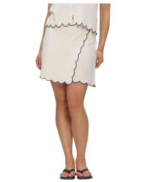 Object Rokken ,Objsanne Mw Wrap Short Skirt - Wit