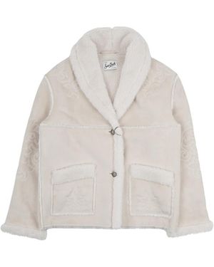 MC2 Saint Barth Faux Fur & Shearling Jackets - Blanco