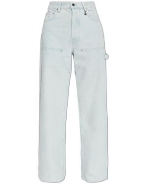 Amiri High-Waist-Jeans - Blau