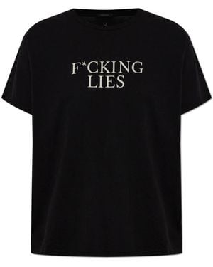 R13 T-Shirts - Nero