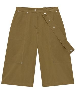 MSGM Cropped Trousers - Vert