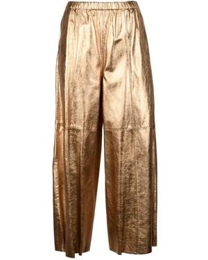 Alysi Pantalones De Cuero 100% Genuino, Mujer, Talla - Neutro