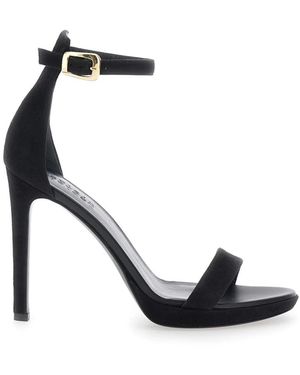Plain High Heel Sandals - Noir