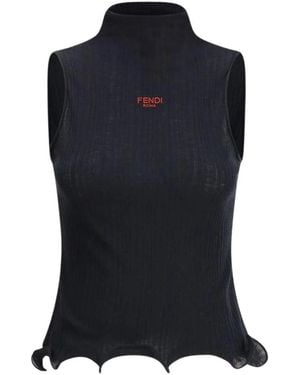 Fendi Sleeveless Tops - Blauw