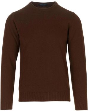 Daniele Fiesoli Klassischer Wollpullover - Braun