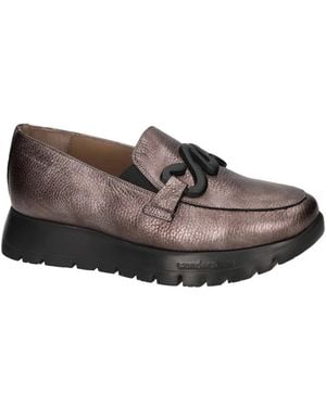 Wonders Schoenen ,Bruin ,Leer Elvin Loafer