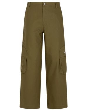 Off-White c/o Virgil Abloh Wide Trousers - Green
