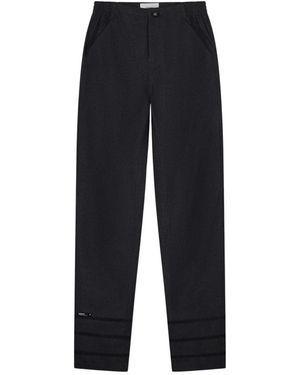 Coperni Broeken ,Zwart ,Leer Technical Tailored Pants - Blauw