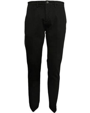 Harmont & Blaine Straight Trousers - Black