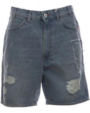 AMISH Denim Shorts - Gray