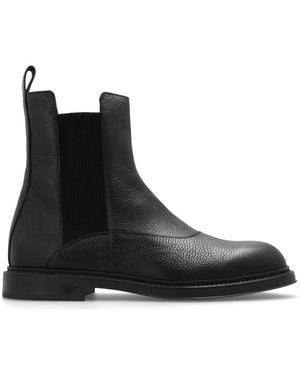 Emporio Armani Chelsea Boots - Zwart