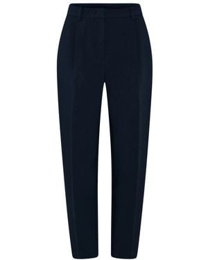 Bruuns Bazaar Slim-Fit Trousers - Azul