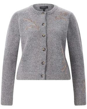 Rag & Bone Truien & Vesten ,Grijs ,Wol Verfraaid Vest
