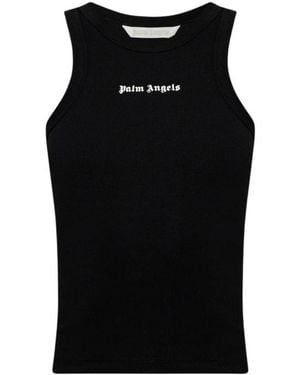 Palm Angels Sleeveless Tops - Nero