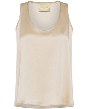 Momoní Sleeveless Tops - Natural