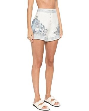 ALÉMAIS Short Shorts - Blanco