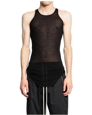 Rick Owens Forever Basic Rib Tank - Schwarz