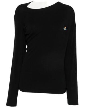 Vivienne Westwood Long Sleeve T-Shirts - Black