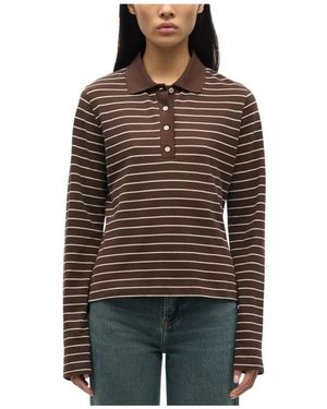 Samsøe & Samsøe Polo Shirts - Brown