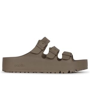 Birkenstock Sliders - Brown