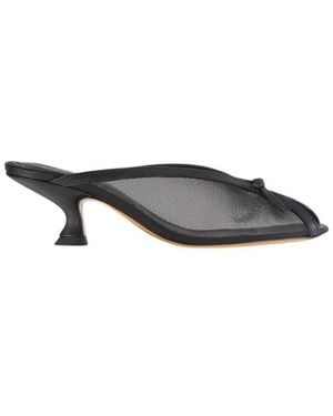 Yuzefi Heeled Mules - Black