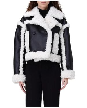 Stand Studio Faux Fur & Shearling Jackets - Black