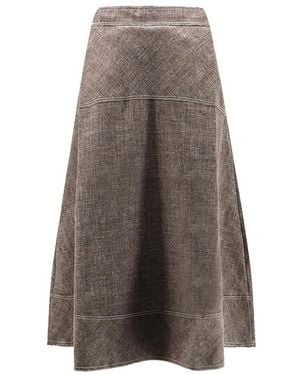 Soeur Janelle Midi Rock - Braun