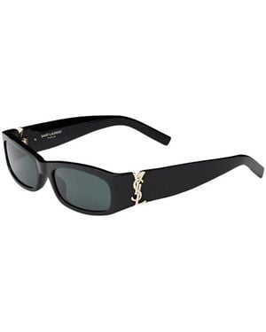 Saint Laurent Cassandre Zonnebril - Zwart