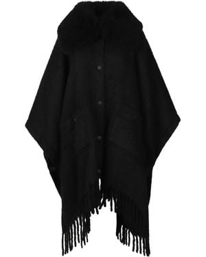 Moncler Grenoble Cape - Zwart