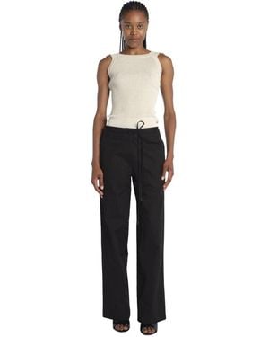 LE17SEPTEMBRE Pantaloni Con Coulisse - Schwarz