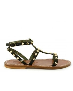 K. Jacques Flat Sandals - Marrón