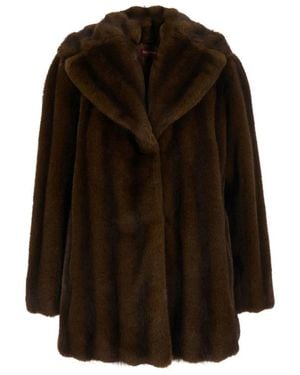 Max Mara Faux Fur & Shearling Jackets - Negro