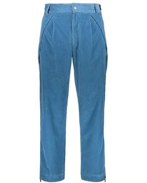 Palm Angels Straight Trousers - Blu