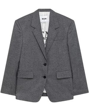 MSGM Jassen ,Grijs ,Blazer Jas