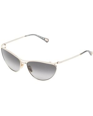 Chloé Accessoires ,Grijs ,Zonnebrillen - Wit
