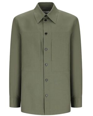 Jil Sander Casual Shirts - Green