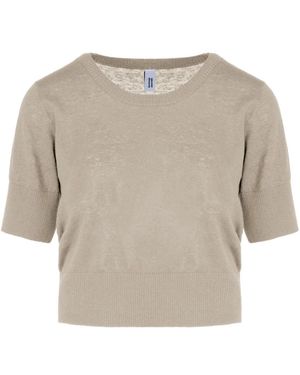 Bomboogie Round-Neck Knitwear - Gris