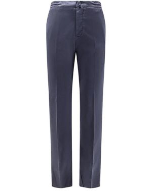 Kiton Slim-Fit Trousers - Blue