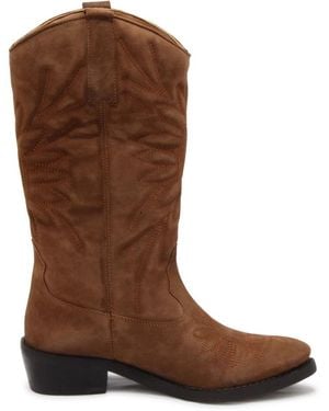 Emanuélle Vee Cowboy & Biker Boots - Brown